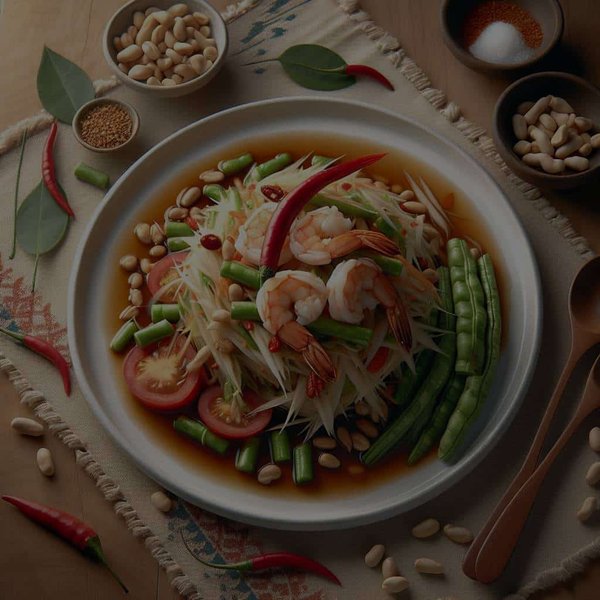 How to Achieve a Perfectly Balanced Sweet and Spicy Thai Papaya Salad?