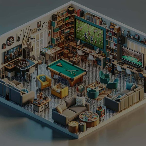 What Are the Most Creative Ideas for a Multipurpose Family Game and Media Room?